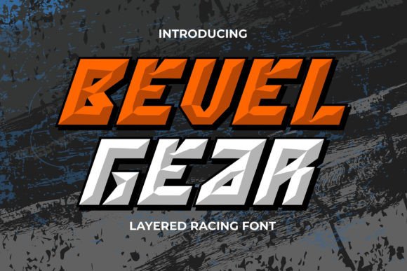 Bevel Gear: A Racing-Inspired Display Font for High-Impact Marketing