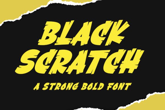 Black Scratch: A Bold, Playful Display Font That Delivers