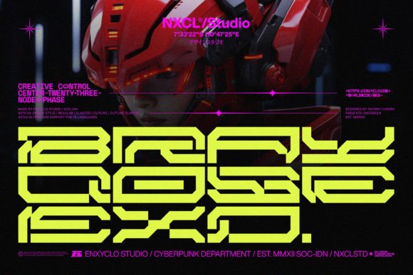Brayqose Expanded: A Display Font That Demands Space