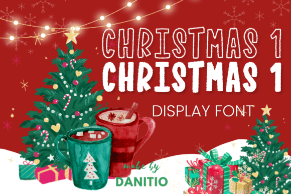 Christmas 1: A Thoughtful Display Font for Holiday Moments