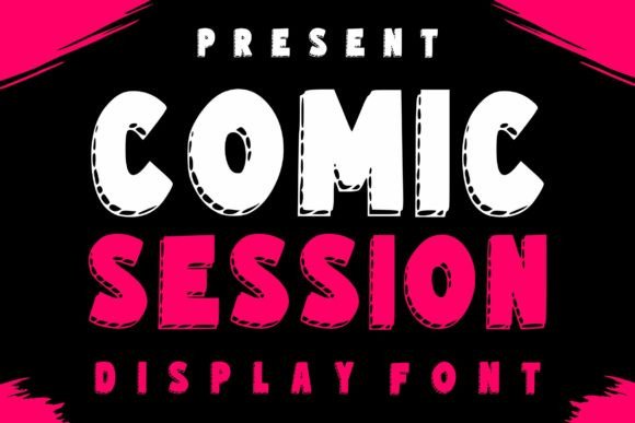 Comic Session: A Friendly Display Font for Small Business Branding