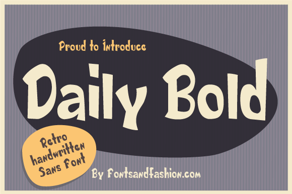 Daily Bold: A Display Font That Feels Like a Warm, Thoughtful Hello