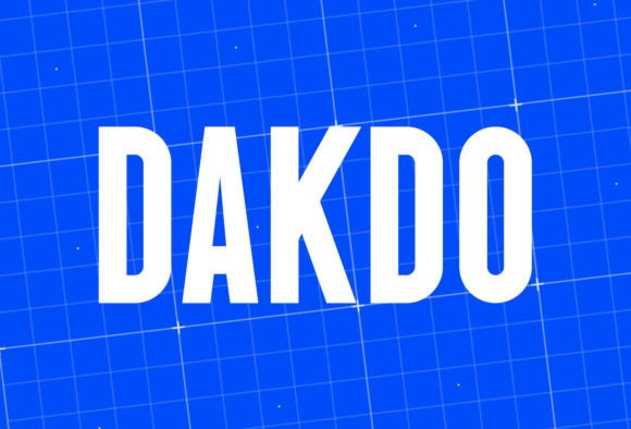 Dakdo: A Bold Display Font That Adds Instant Energy to Your Brand