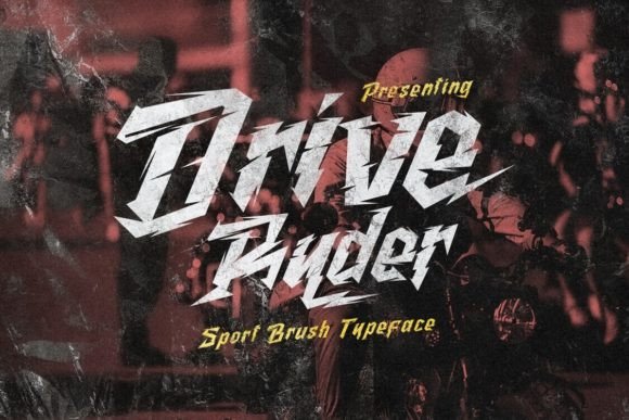 Drive Ryder: A Bold Display Font for Digital Impact