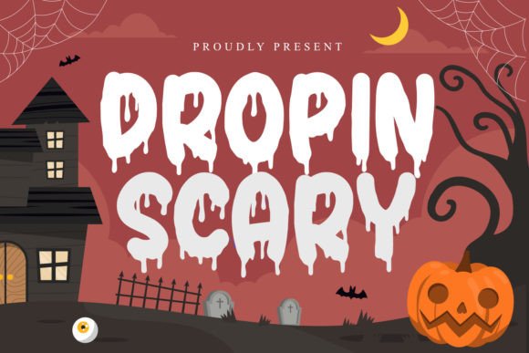 Dropin Scary: A Bold Display Font for Halloween Branding