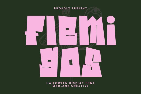 Flemigos: A Display Font That Grabs Attention—Not Just for Halloween