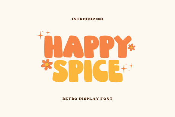 Happy Spice: A Retro Display Font That Actually Works