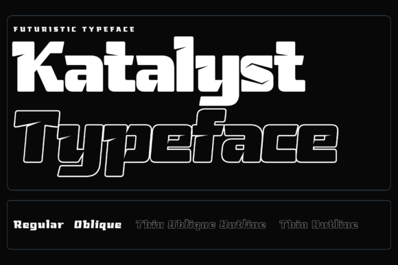 Katalyst: A Display Typeface That Moves Your Digital Brand Forward