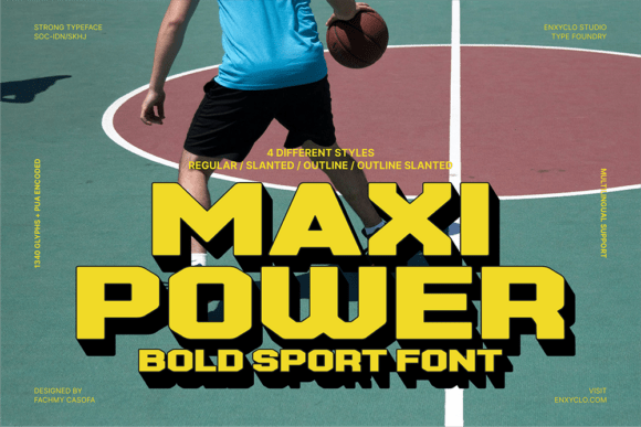 Maxipower: A Bold Display Font for Handmade Labels & Craft Products