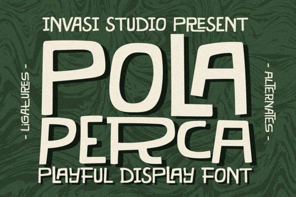 Pola Perca: A Tiki-Inspired Display Font for Editorial Playfulness