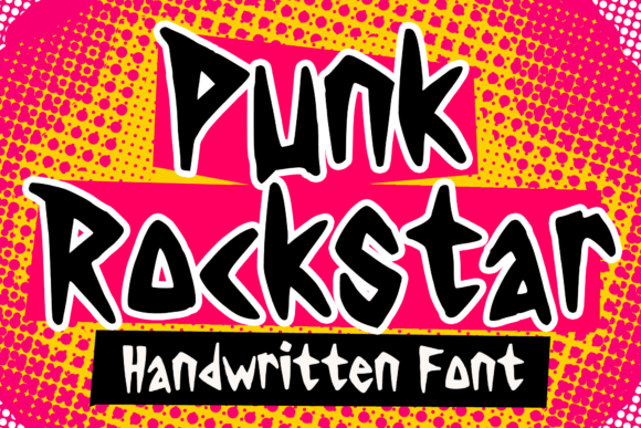 Punk Rockstar: A Bold Display Font for Standout Web Headlines