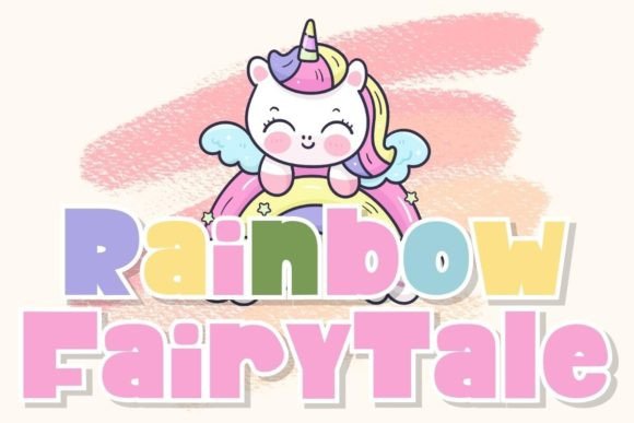 Rainbow Fairytale: A Display Font That Adds Magic to Real Business Branding