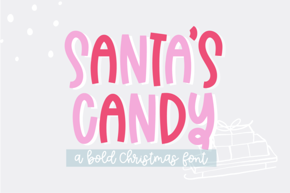 Santa’s Candy: A Playful Display Font for Holiday Digital Branding