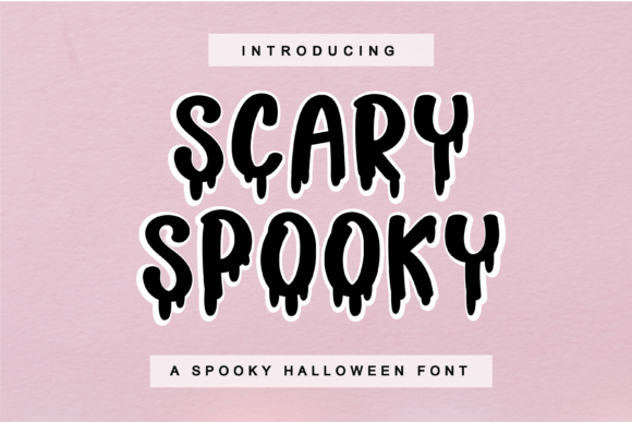 Scary Spooky: A Thoughtful Display Font for Halloween Editorial Moments