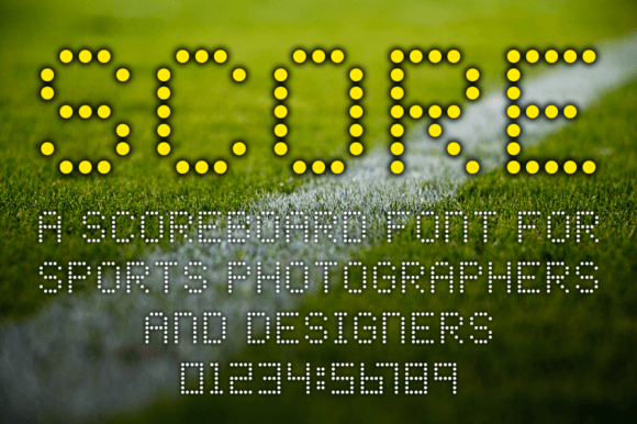 Score: A Display Font That Commands Attention