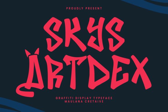 Skys Artdex: A Bold Display Font for Authentic Brand Energy