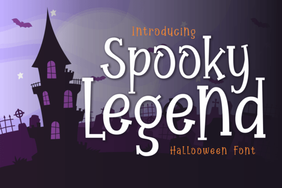 Spooky Legend: A Handwritten Halloween Font with Heart