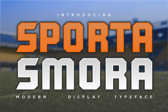 Sporta Smora: A Bold Display Font That Moves With Your Makers’ Hands