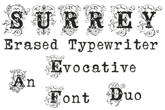 Surre Erased Typewriter: A Display Font for Distinctive Digital Branding