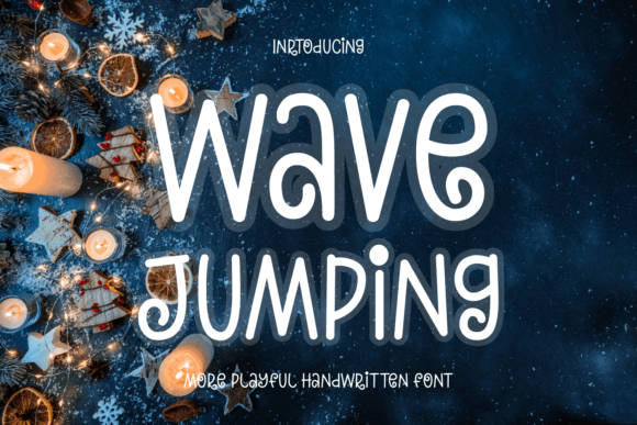 Wave Jumping: A Playful Handwritten Font for Brand Moments That Spark Joy